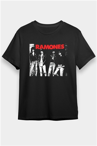 Ramones Siyah Unisex Tişört T-Shirt - TişörtFabrikası