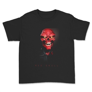 Red Skull Unisex Çocuk Tişört T-Shirt CT7046