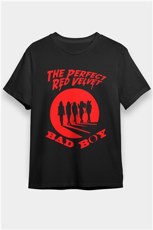 Red Velvet K-Pop Siyah Unisex Tişört T-Shirt - TişörtFabrikası