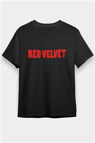 Red Velvet K-Pop Siyah Unisex Tişört T-Shirt - TişörtFabrikası