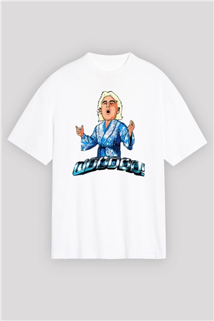 Ric Flair Beyaz Unisex Tişört