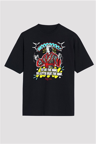 Ric Flair Siyah Unisex Oversize Tişört