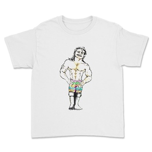 Rick Rude Beyaz Çocuk Tişörtü Unisex T-Shirt