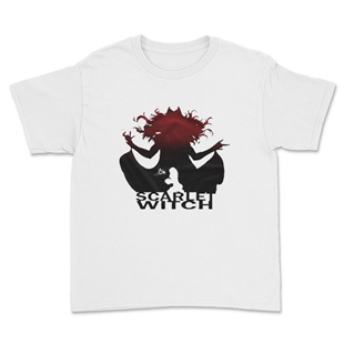 Scarlet Witch Beyaz Çocuk Tişörtü Unisex T-Shirt
