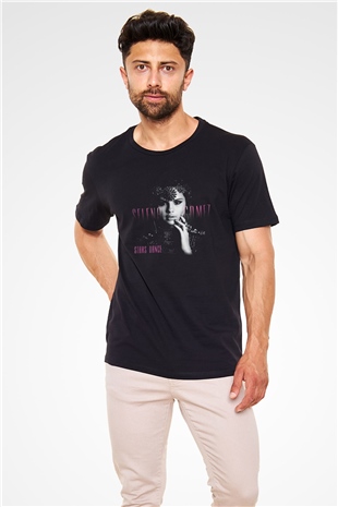 Selena Gomez Siyah Unisex Tişört T-Shirt - TişörtFabrikası