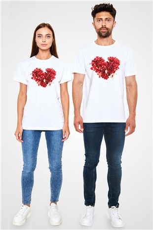 Valentines Day White Unisex  T-Shirt