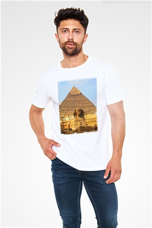 Sphinx White Unisex  T-Shirt