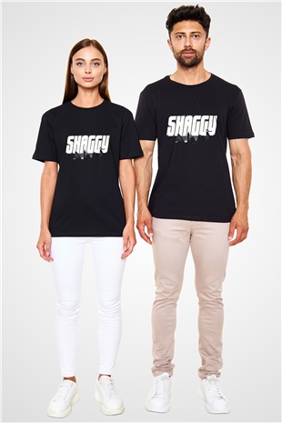 Shaggy Black Unisex  T-Shirt - Tees - Shirts - TisortFabrikasi
