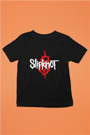 Slipknot Baskılı Siyah Unisex Çocuk Tişört