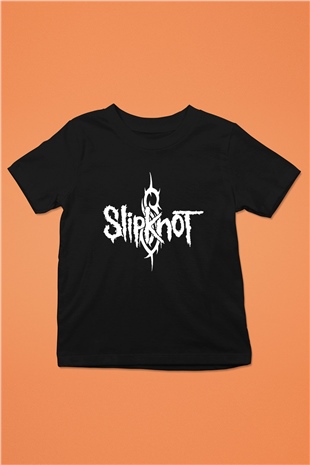 Slipknot Baskılı Siyah Unisex Çocuk Tişört
