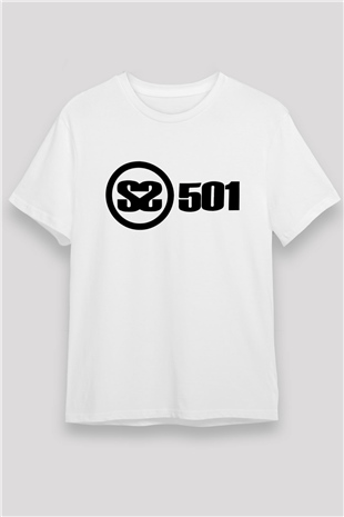 SS501 K-Pop Beyaz Unisex Tişört T-Shirt - TişörtFabrikası