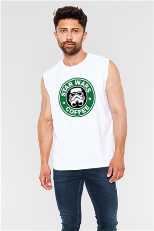 Star Wars Beyaz Unisex Kolsuz Tişört