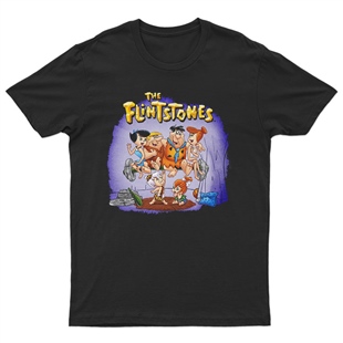 Taş Devri Flintstones Unisex Tişört T-Shirt ET457