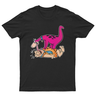 Taş Devri Flintstones Unisex Tişört T-Shirt ET465