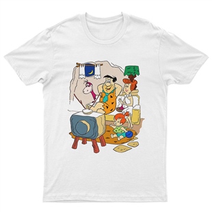 Taş Devri Flintstones Unisex Tişört T-Shirt ET462