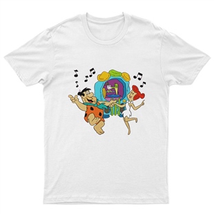 Taş Devri Flintstones Unisex Tişört T-Shirt ET473