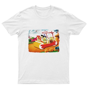Taş Devri Flintstones Unisex Tişört T-Shirt ET468