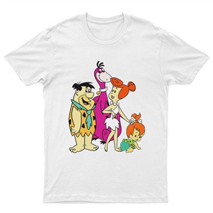 Taş Devri Flintstones Unisex Tişört T-Shirt ET464