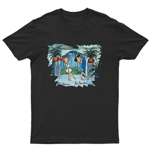 Taş Devri Flintstones Unisex Tişört T-Shirt ET472