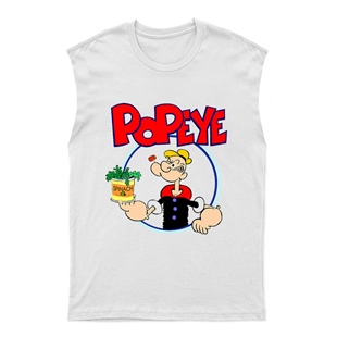 Temel Reis ( Popeye ) Unisex Kesik Kol Tişört Kolsuz T-Shirt KT519