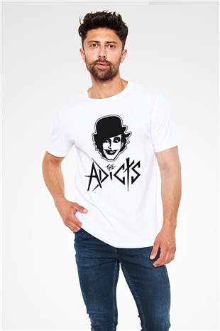 The Adicts White Unisex  T-Shirt - Tees - Shirts