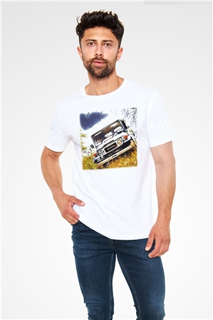Toyota Beyaz Unisex Tişört T-Shirt