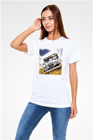 Toyota Beyaz Unisex Tişört T-Shirt
