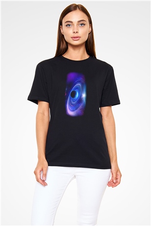 Uzay Siyah Unisex Tişört T-Shirt - TişörtFabrikası