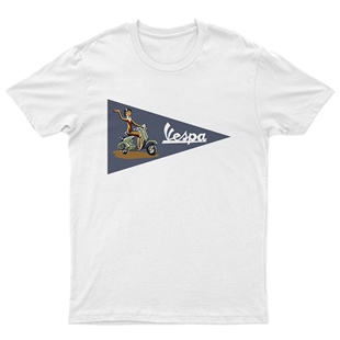 Vespa Unisex Tişört T-Shirt ET3423