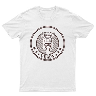 Vespa Unisex Tişört T-Shirt ET3425