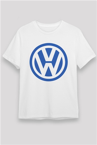 Volkswagen Beyaz Unisex Tişört T-Shirt