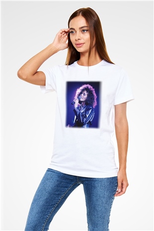 Whitney Houston White Unisex  T-Shirt - Tees - Shirts