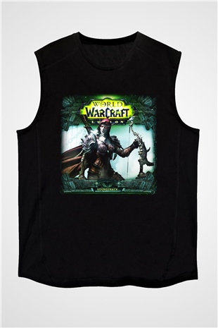 World of Warcraft Siyah Unisex Kolsuz Tişört