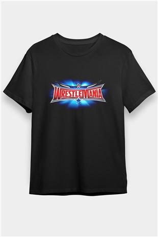 WrestleMania Siyah Unisex Tişört
